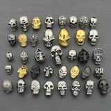 Skull Head Beads Charms for Men Bracelet Making