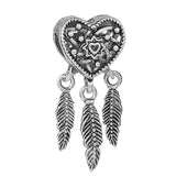 10Pcs/Lot Love Bowknot Charms Beads Pendant Jewelry