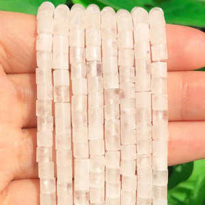 4x4mm Quartz Crystal Stone Beads for DIY Jewelry Making