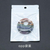 Natural Stone Chakra Big Hole Bead Round Shape Bless Healings Beads