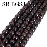 Natural Stone Red Garnet Beads - Jewelry Making DIY