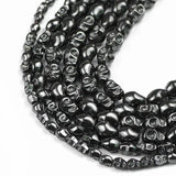 Skull Shape Hematite Spacer Beads For Jewelry Making DIY Bracelet 4mm 6mm 8mm