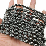 Skull Shape Hematite Spacer Beads For Jewelry Making DIY Bracelet 4mm 6mm 8mm