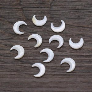 Mother of Pearl Moon Shell Beads for Jewelry Making