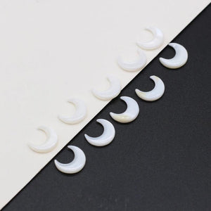 Mother of Pearl Moon Shell Beads for Jewelry Making