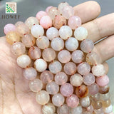 10mm Yellow Cracked Dragon Veins Agate Beads 15'' Strand
