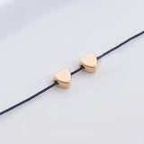 20PCS 14K Plated Brass Heart Spacer Beads for DIY Jewelry Making