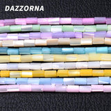 Colorful Shell Tube Beads for DIY Jewelry Making Approx 80Pcs