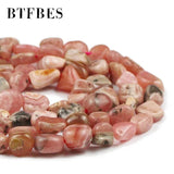 Irregular Gravel Argentina Rhodonite Beads for Bracelet Jewelry