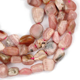 Irregular Gravel Argentina Rhodonite Beads for Bracelet Jewelry