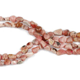 Irregular Gravel Argentina Rhodonite Beads for Bracelet Jewelry