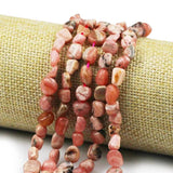 Irregular Gravel Argentina Rhodonite Beads for Bracelet Jewelry