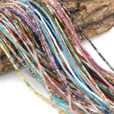 5mm Natural Stone Beads Cylinder Shape Variety Pack for Jewelry Making