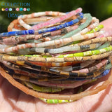 6x2mm Natural Stone Beads Tiger Eye Amazonite Round Spacer Loose Beads 15''
