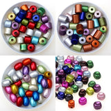 50pcs 3D Miracle Acrylic Beads Multicolor Spacer Beads DIY Jewelry