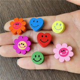 JunKang 50pcs Mixed Wood Connection DIY Bracelet Necklace