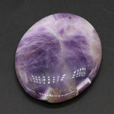 Natural Amethyst Stone Egg Shape Loose Beads for Jewelry Making