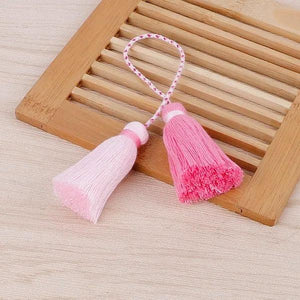 2 Tone Colors Tassel Fringe Charms DIY Jewelry Accessories