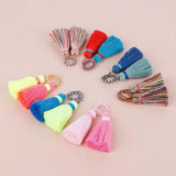 2 Tone Colors Tassel Fringe Charms DIY Jewelry Accessories