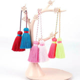 2 Tone Colors Tassel Fringe Charms DIY Jewelry Accessories