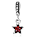10Pcs Silver Charm Beads Pendant For Jewelry Making