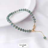 Natural Jade Beads Bucket Abacus Loose DIY Bracelet Material
