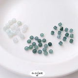 Natural Jade Beads Bucket Abacus Loose DIY Bracelet Material