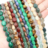 Natural Quartz Agates Tiger Eye Stone Beads 8x10MM Water Drop Spacer