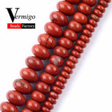Red Jasper Abacus Beads 2x4x6x8mm Natural Stone Spacer Rondelle