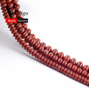 Red Jasper Abacus Beads 2x4x6x8mm Natural Stone Spacer Rondelle