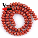 Red Jasper Abacus Beads 2x4x6x8mm Natural Stone Spacer Rondelle
