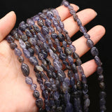 Irregular Cordierite Stone Beads for DIY Jewelry Making