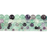 Green Fluorite Round Loose Beads for Jewelry Making