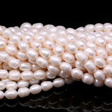 Freshwater Pearls Beads Rice Shape Loose Beads DIY Jewelry Making