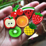 Resin Fruit Flat Back DIY Brooch Accessory 28pcs 21~31mm