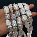 Irregular Shape Natural Freshwater Pearl 15-20mm DIY Pendant