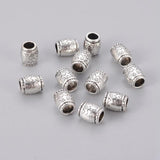 50Pcs Tibetan Style Spacer Beads Antique Silver for Jewelry Making
