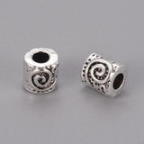 50Pcs Tibetan Style Spacer Beads Antique Silver for Jewelry Making