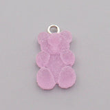 20pcs Little Bear Resin Pendant Jewelry Findings for DIY Earring Necklace