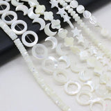 Natural Freshwater Shell Beads Various Shapes DIY Jewelry Making