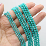 Natural Amazonite Stone Beads Charms Round Spacer Beads for DIY Jewelry Making