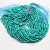 Natural Amazonite Stone Beads Charms Round Spacer Beads for DIY Jewelry Making
