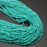 Natural Amazonite Stone Beads Charms Round Spacer Beads for DIY Jewelry Making