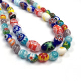 Lampwork Glazed Glass String Beads Spacer Bead for Jewelry Making