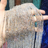 Natural Stone Gradient Moonstone Beads Round Loose Beads For Jewelry Making