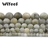 Matte Spectrolite Stone Round ball 4 6 8 10 12mm Loose beads bracelet Making DIY
