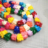 Elephant Shape Synthetic Coral Beading Loose Beads for Jewelry Making