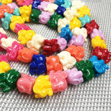 Elephant Shape Synthetic Coral Beading Loose Beads for Jewelry Making