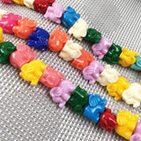 Elephant Shape Synthetic Coral Beading Loose Beads for Jewelry Making