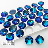 Crystal Shell Beads Pendant Colored Glass for DIY Jewelry Making